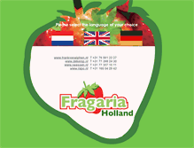 Tablet Screenshot of fragariaholland.nl